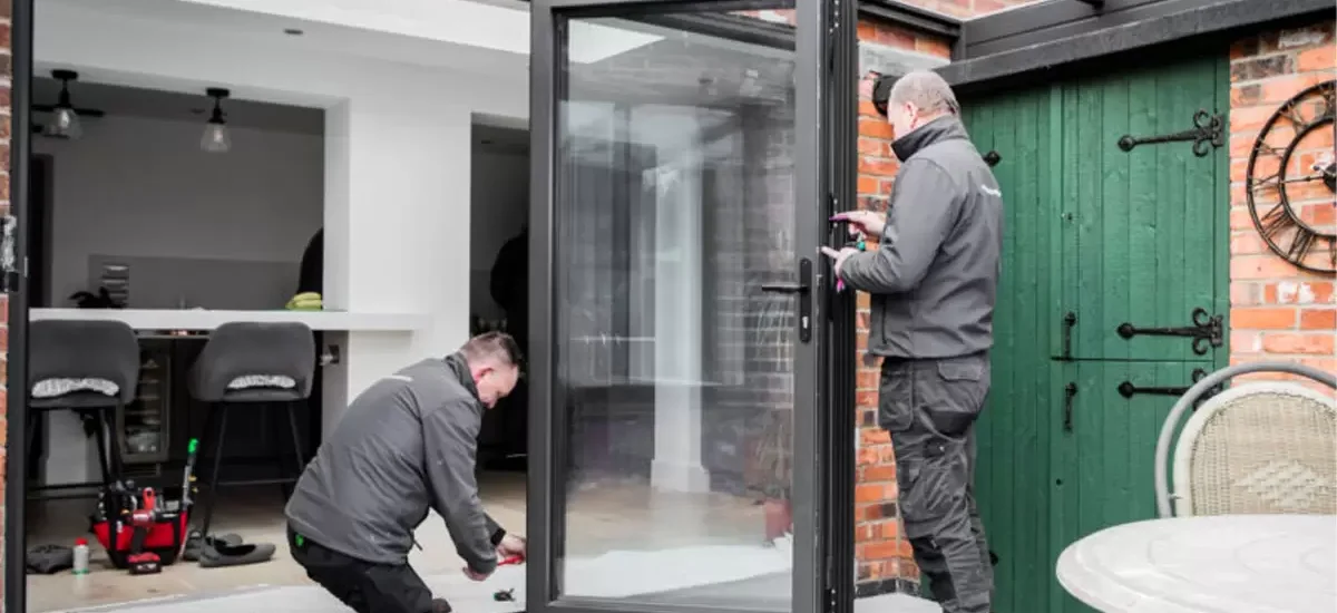 Aluminium door repair process in Dubai for residential properties
