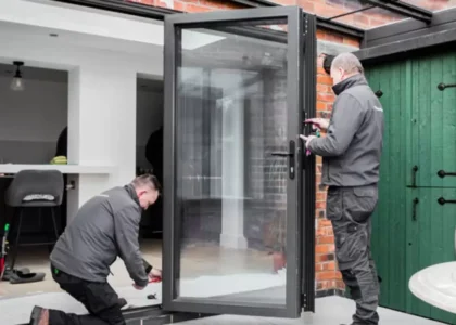 Aluminium door repair process in Dubai for residential properties