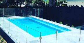 Villa exterior featuring high-quality Glass Aluminum Work on windows and doors.