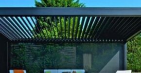 Outdoor space transformation with gazebo pergola repair in Dubai garden