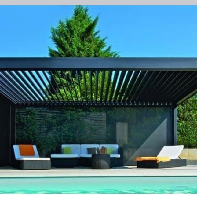Outdoor space transformation with gazebo pergola repair in Dubai garden