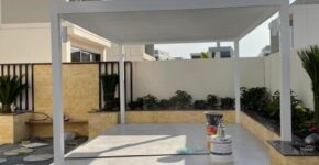 Custom-designed Aluminium Doors and Windows in Dubai installed in a commercial building