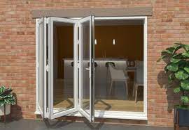 Professional installation of aluminum bifolding sensor doors in Dubai office space