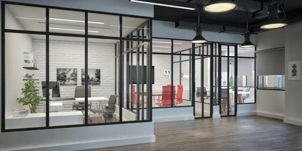 Innovative Glass Wall Partition Office Dubai
