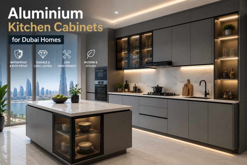 Aluminium Kitchen Cabinet Design Dubai stylish kitchen