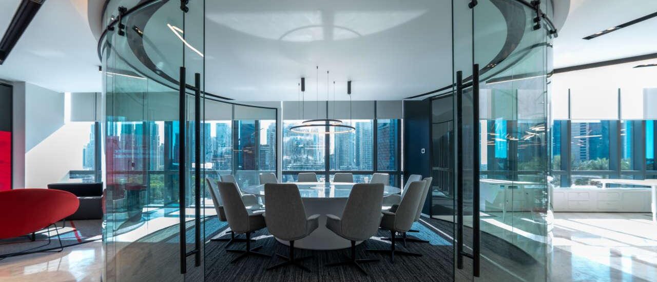 Partition Works Dubai for Modern Office Interiors
